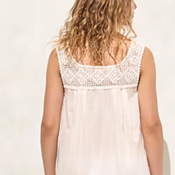 NWT J.CREW Crochet-trim dress - Picture 4 of 4